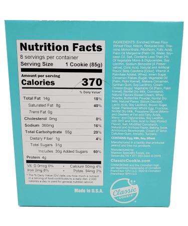 Soft Baked Cinnabon Cookies - 16 Individually Wrapped, Cinnamon & Cream Cheese - 2 Boxes - Buy Online on GoSupps.com