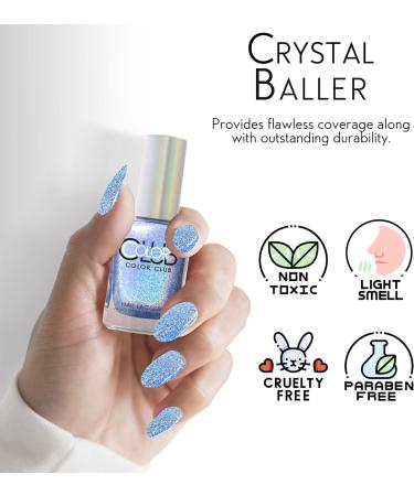 Color Club Nail Polish Halo Hues Crystal Baller Crystal Baller Blue - Buy Online on GoSupps.com