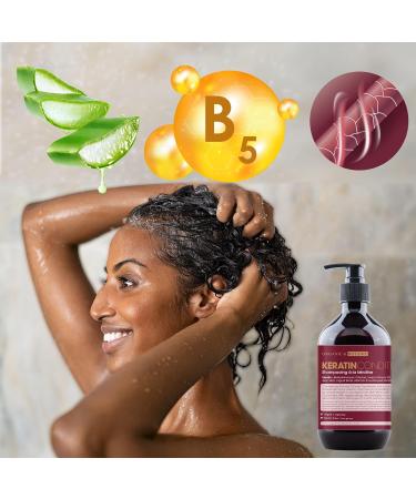 Organic & Botanic Keratin Conditioner 500ml - Nourishing Hair Care for All Hair Types | International Shipping Available - Buy Online on GoSupps.com