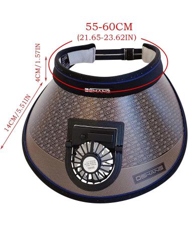 Unisex USB Charging Summer Fan Cooling Baseball Cap | Breathable Sun Hat with Built-in Fan | Sunscreen Golf Cap in Black - Buy Online on GoSupps.com