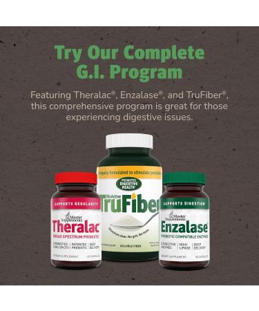 Master Supplements TruFiber - 6.35 oz Pack of 2 - Prebiotic Fiber to Help Boost Probiotic Growth - Supports Digestive Health - Vegan Gluten Free - 100 Total Servings - Buy Online on GoSupps.com