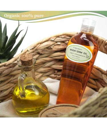 Buy Dr Adorable 8 oz Wheat Germ Oil - 100% Pure Organic Cold Pressed | Unrefined Natural Oil for Skin & Hair - International Shipping Available - Buy Online on GoSupps.com