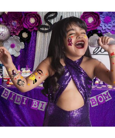 Selena Temporary Tattoos 100Pcs - Singer Inspired Stickers for Girls & Kids Party Decor - Buy Online on GoSupps.com