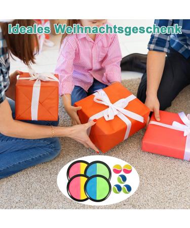Tigvio Velcro Wurf Game for Kids 3-7 | Outdoor Beach Toys with Fishing Slices & Balls | Fun Throwing Game for Children & Adults - Buy Online on GoSupps.com
