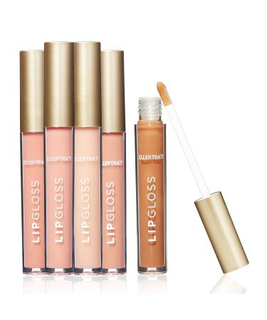 ELLEN TRACY Nude Color Lip Gloss Collection 5 Pc. - Nudes