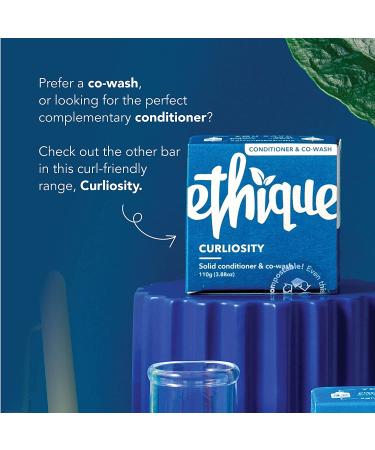 Ethique Solid Shampoo Bar for Curly Hair - Sulfate Free, Eco-Friendly & Plastic Free - Professor Curl, 3.80oz (Up to 80 Uses) - Buy Online on GoSupps.com