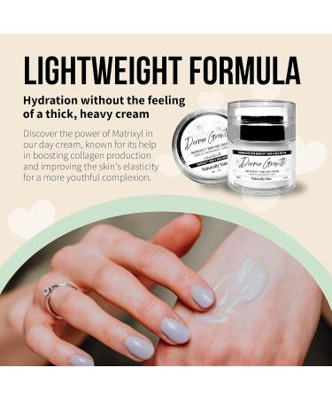 Derma Growth Matrixyl 3000 Facial Day Cream - Handmade Anti-Aging Face Cream for Mature Skin with Natural Ingredients Vitamin E & Shea Butter - 1.5 oz - Buy Online on GoSupps.com