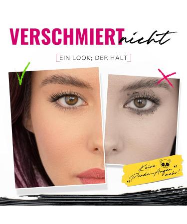 Lashcocaine Overrich Mascara | 3look Technology | Vegan Black Mascara by Svenja Walberg | Supports Natural Lashes | Made in Germany - Shop Internationally - Buy Online on GoSupps.com