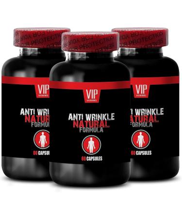 Anti-Wrinkle - Vitamin A & E Renewal Complex Anti-Wrinkle Hydration with Aloe Vera Green Tea Leaf Anti-Aging L-Glutathione Beauty Complex Hydrolyzed Collagen Grape Seed Niacin 2Bot - Buy Online on GoSupps.com