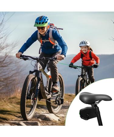 Schappe Rope Bike for Children - 2.5m Retractable Tow Rope System | 500 lbs Capacity | Safe Parent-Child Bike Towing Belt - Buy Online on GoSupps.com