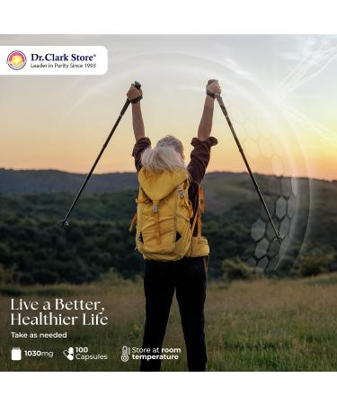 Dr. Clark Magnesium Sulfate USP (Epsom Salt) 1030mg - Constipation Relief & Liver/Gallbladder Cleanse - 100 Capsules - Buy Online on GoSupps.com