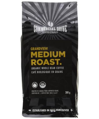 The Commercial Drive Coffee Company Small Batch Organic Medium Roast Whole Bean Coffee 300g