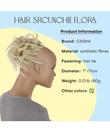 CAISHA Jumbo HaarDich Hairgum DOTT for Bridal Updos | Wavy & Messy Styles | Platinum Blonde #613A | 17cm - Buy Online on GoSupps.com