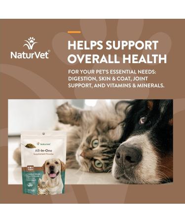 NaturVet All-in-One Dog Powder Supplement + NaturVet Kelp Help Plus Omegas for Dogs and Cats - Buy Online on GoSupps.com