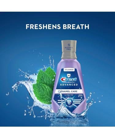 Crest Pro-Health Mouthwash with Flouride Advanced Anticavity Strengthens Enamel Fresh Mint 1L Enamel Care - Buy Online on GoSupps.com