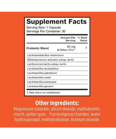 Utiva Probiotic Urinary Tract and Gut Health Supplement 12 Billion CFU Lactobacillus & Bifidobacterium Probiotic for Men and Women 30 Delayed Release Vegi Capsules - Buy Online on GoSupps.com