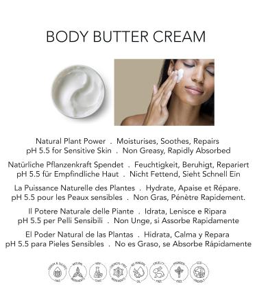 99% Rich Body Butter Cream - Hydrating & Fragrant - 200g | Nature's Intervention - pH 5.5 for Sensitive Skin - Buy Online on GoSupps.com