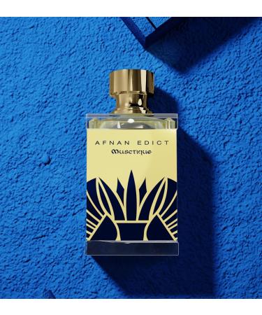 Afnan Edict Musctique Unisex Luxury Eau de Parfum Spray 2.7 Fl. Oz Elegant Musk & Oud Perfume with Saffron & Vanilla - Buy Online on GoSupps.com