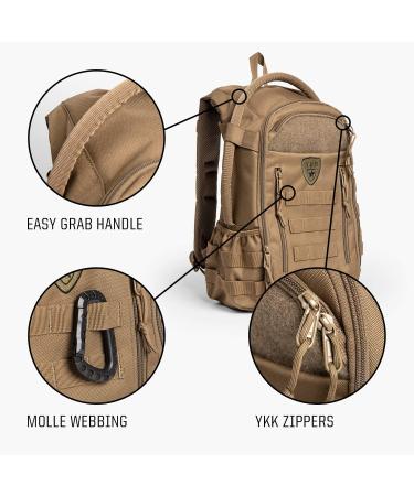 TBG Daypack Mini - Tactical Diaper Bag Backpack for Women & Kids (Coyote Brown) - Buy Online on GoSupps.com