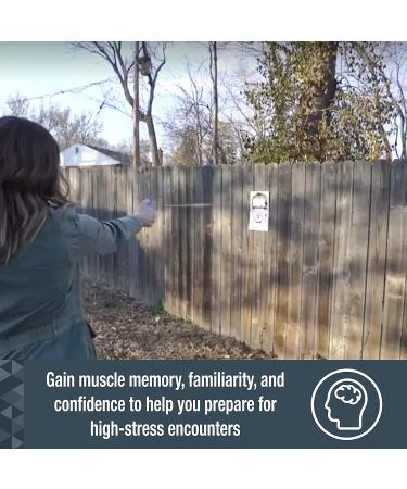 SABRE Practice Spray: Inert Water-Based Formula | 10ft Range | Build Confidence & Muscle Memory | Ergonomic Finger Grip | Key Ring (Blue) - Buy Online on GoSupps.com