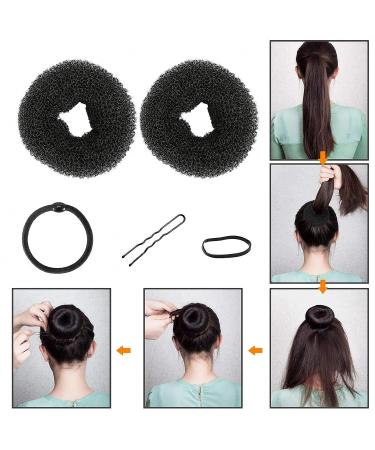 25 PCs Hair Styling Accessories Kit - Braided Clips & Foam Pads for DIY Hairstyles | Hair Tool Set for Girls - Buy Online on GoSupps.com