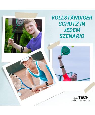 Buy Tech Therapeutics Ellenbogen Clasp for Tennis Elbow Tendonitis & Golfer's Arm | Optimal Support for Gym CrossFit Weightlifting & More - Buy Online on GoSupps.com