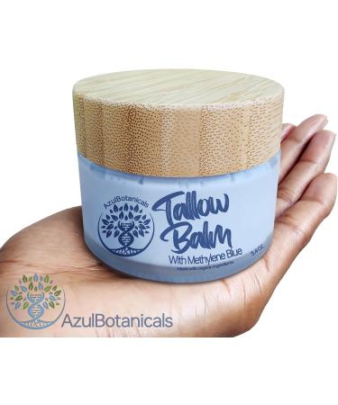 AzulBotanicals Methylene Blue infused Whipped Grass fed/finished Tallow Balm 3.4 OZ 1.7 OZ and GHK-Cu with Methylene Blue 3.4 OZ 1.7 OZ (Methylene Blue 3.4 Ounce) - Buy Online on GoSupps.com