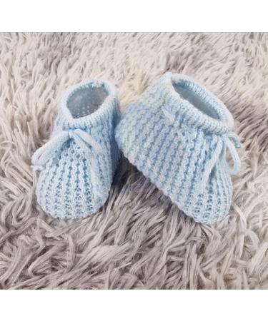 Royal Icon Baby Booties 0-3 Months - Warm & Safe Baby Slippers for Boys & Girls - Blue Newborn Booties Ri401 - Buy Online on GoSupps.com