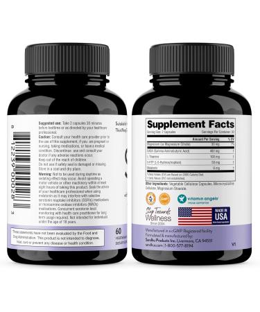 Sandhu's Magnesium Glycinate Lysinate Easy to Swallow 120 Capsules & Sleep 60 Capsules Non-Habit Forming 5-in-1 Sleep Aid Supplement| Supports Restful Sleep Muscle & Heart Health | Made in USA - Buy Online on GoSupps.com