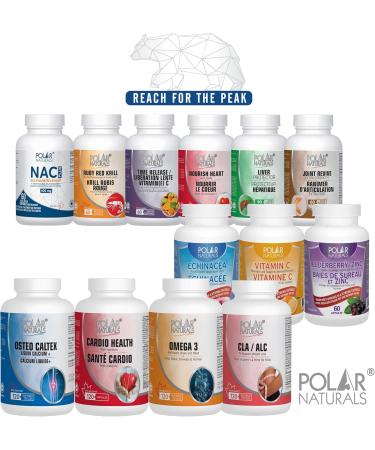 Polar Naturals NAC (N-Acetyl-L-Cysteine) Plus Supports Antioxidant Glutathione Levels Immune System Support Liver and Detox Support - 60 Capsules - Buy Online on GoSupps.com