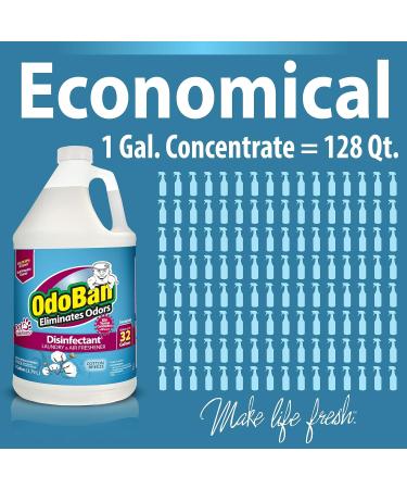 OdoBan Disinfectant & Aroma Eliminator - Set of 2 14.6oz Continuous Spray & 1 Gallon Cleaning Concentrate Cotton Breeze Scent - International Shipping Available - Buy Online on GoSupps.com