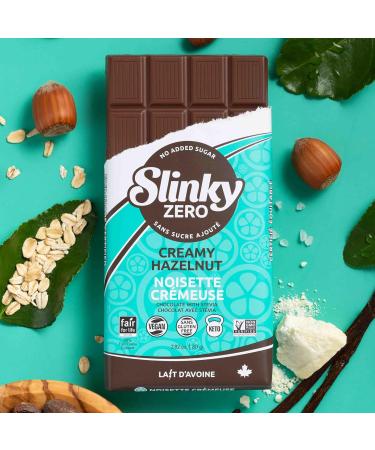 Zazubean SLINKY Chocolate bars - No Added Sugar NON-GMO Fair trade Gluten free Soy Free (Variety Pack 1 Count (Pack of 6)) Variety Pack 80 g (Pack of 6) - Buy Online on GoSupps.com