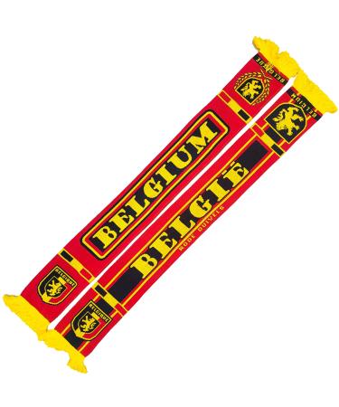 General Belgium Belgium Belgique Belgie scarf (knitting scarf) for World Cup European Championship football scarf cult scarf souvenir scarf