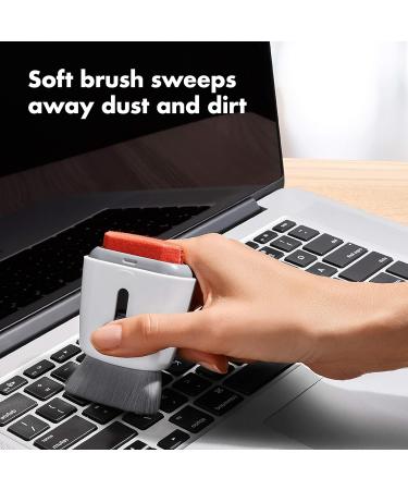 OXO 12246100 Good Grips Sweep & Swipe Laptop Cleaner White One Size Cleaning Set - Buy Online on GoSupps.com