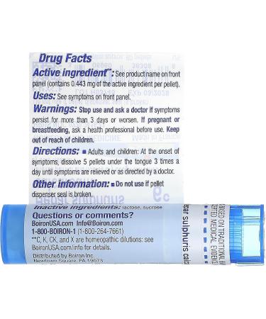 Buy Boiron Hepar Sulphuris Calcareum 6C - 80 Pellets | International Shipping Available - Buy Online on GoSupps.com