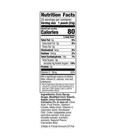 Scooby Doo Fruit Flavored Gummy Treat Pouches - Value Pack (22 ct) - Buy Online on GoSupps.com