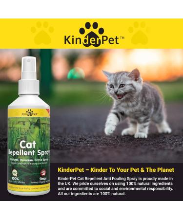 KinderPet Eco Cat Repellent Anti Fouling Spray Stop Cats Deterrent Stops Fouling Digging Scratching Christmas Tree Stop Cat Natural Humane Citrus Spray 250ml - Buy Online on GoSupps.com