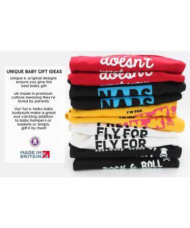 Punk Baby Moo's Never Mind The Parents Toddler T-Shirt | Rock Music Tee for Kids | Gift for New Parents | UK 6-12 Months Yellow - Buy Online on GoSupps.com