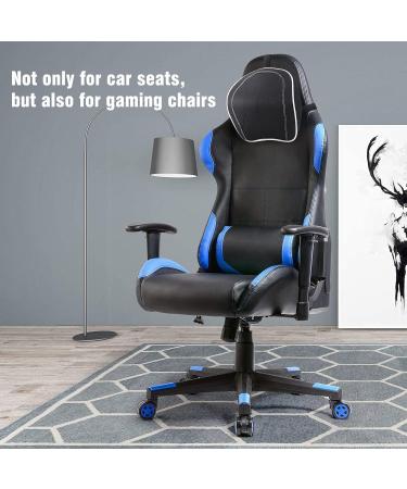 Zatooto Memory Foam Car Neck Pillow Adjustable Headrest for Driving Gaming & Office | Leather Comfort (Black) - Buy Online on GoSupps.com