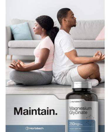Horb ach Magnesium Glycinate | 250mg | 120 Softgels | Non-GMO and Gluten Free Supplement - Buy Online on GoSupps.com