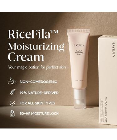 HAYEJIN RiceFila Oil Toner for face (5.07 fl oz) + Moisturizing Cream (1.69 fl oz) - RiceFila Radiance Duo Face Toner & Moisturizer Bundle - Buy Online on GoSupps.com