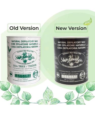 Sharonelle Soft Wax All Purpose Hair Removal Natural Depilatory Canned Wax for Sensitive Skin Canada-Made Melting Wax in Black color Canned Package (24PC Tea Tree) 500 ml (Pack of 24) Tea Tree - Buy Online on GoSupps.com