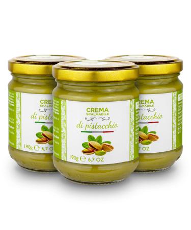 Cute pistacia cream 40 pistachio 3 x 190 g brontedolci Italy