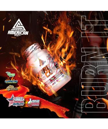 AS American Supplement | HardCore Fat Burner | Powerful Fat Burner Women & Men | Contains Taurine & L Carnitine | Helps Lose Weight & Burn Fat | Hungry | 60 Capsules - Buy Online on GoSupps.com