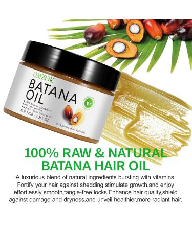 Batana Oil for Hair Growth - 100% Pure Organic Dr. Sebi Oil from Honduras | Stronger Thicker Longer Hair Enhances Radiance & Repairs Damage - Buy Online on GoSupps.com