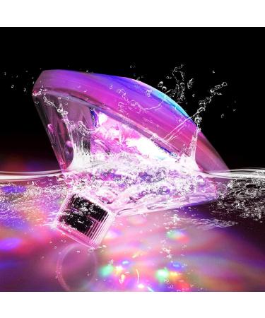 Esoes LED Underwater Light Bath Light Pond Pool Colourful Floating Lamp Waterproof Party Glow Night Lights Underwater Disco Lighting Light 7 Lighting Modes Pack of 2 - Buy Online on GoSupps.com