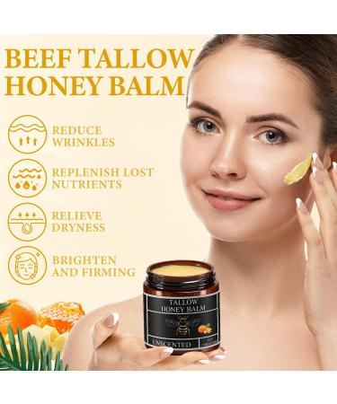Trihood Beef Tallow Honey Balm Silky Texture 3.53 oz - Buy Online on GoSupps.com