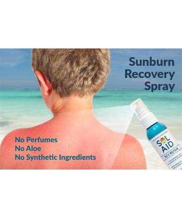 Sol-Aid 100% Natural ACV Sunburn Care - Aloe-Free Spray for Damaged Skin Relief - 2oz International Shipping Available - Buy Online on GoSupps.com
