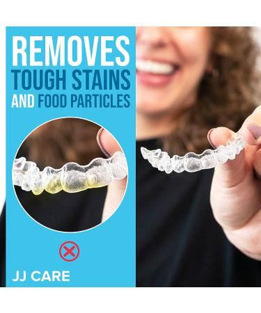JJ CARE Retainer Cleaner Tablets (Pack of 150) - Denture & Mouth Guard Cleaning - Removes Stains & Odor - 5 Months Supply - Buy Online on GoSupps.com