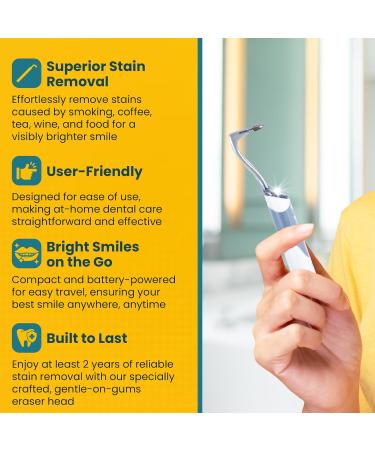 Buy Pearlie White Lighted Tooth Stain Eraser | Effective Whitening Solution Fast International Shipping - Buy Online on GoSupps.com